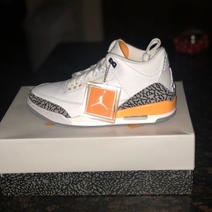 Jordan 3 laser orange